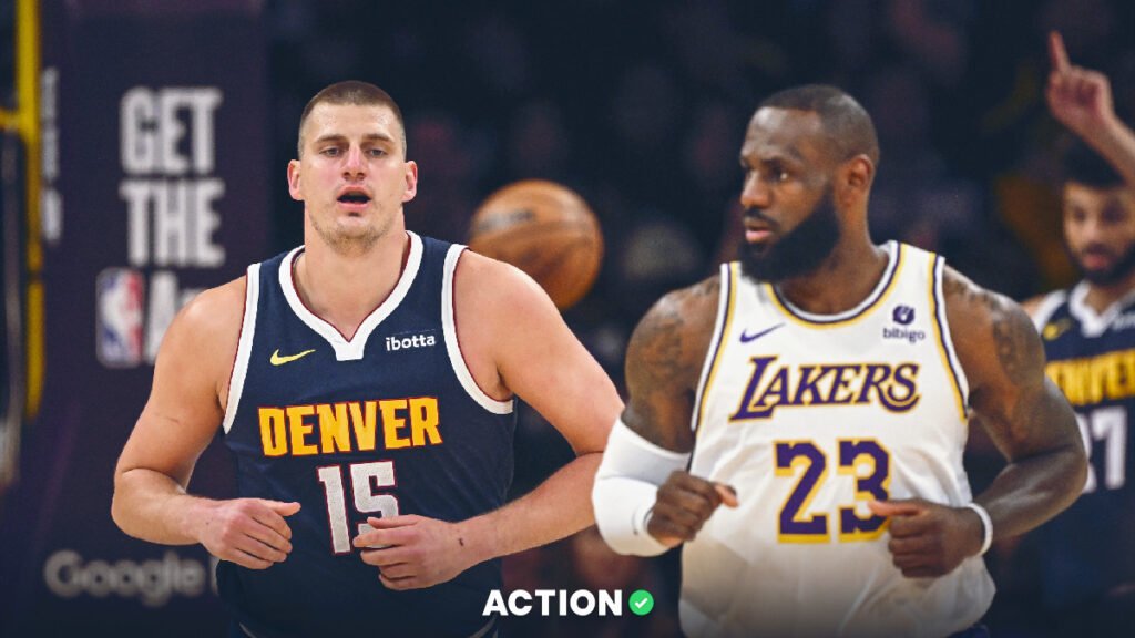 lakers vs denver nuggets match player stats
