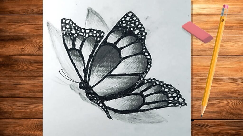 Drawing:5dlmdowxula= Butterfly