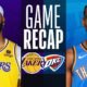 okc thunder vs lakers match player stats