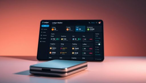 Ledger Live dashboard showing secure multi-wallet access